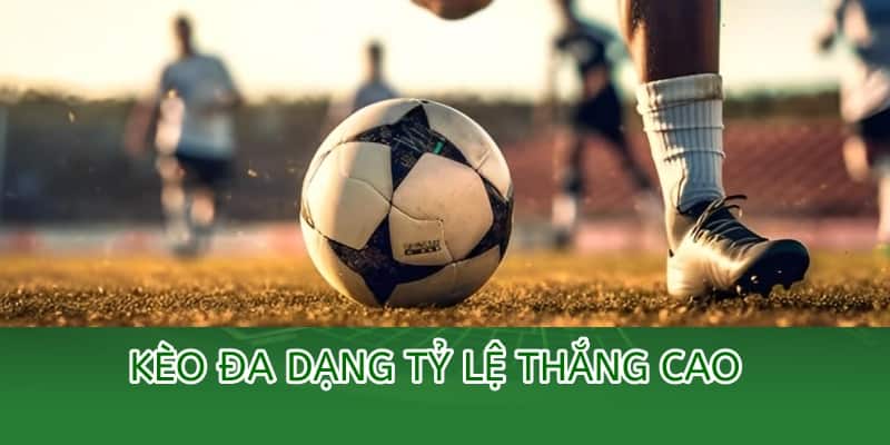 kèo cược đa dạng, tỷ lệ thắng cao